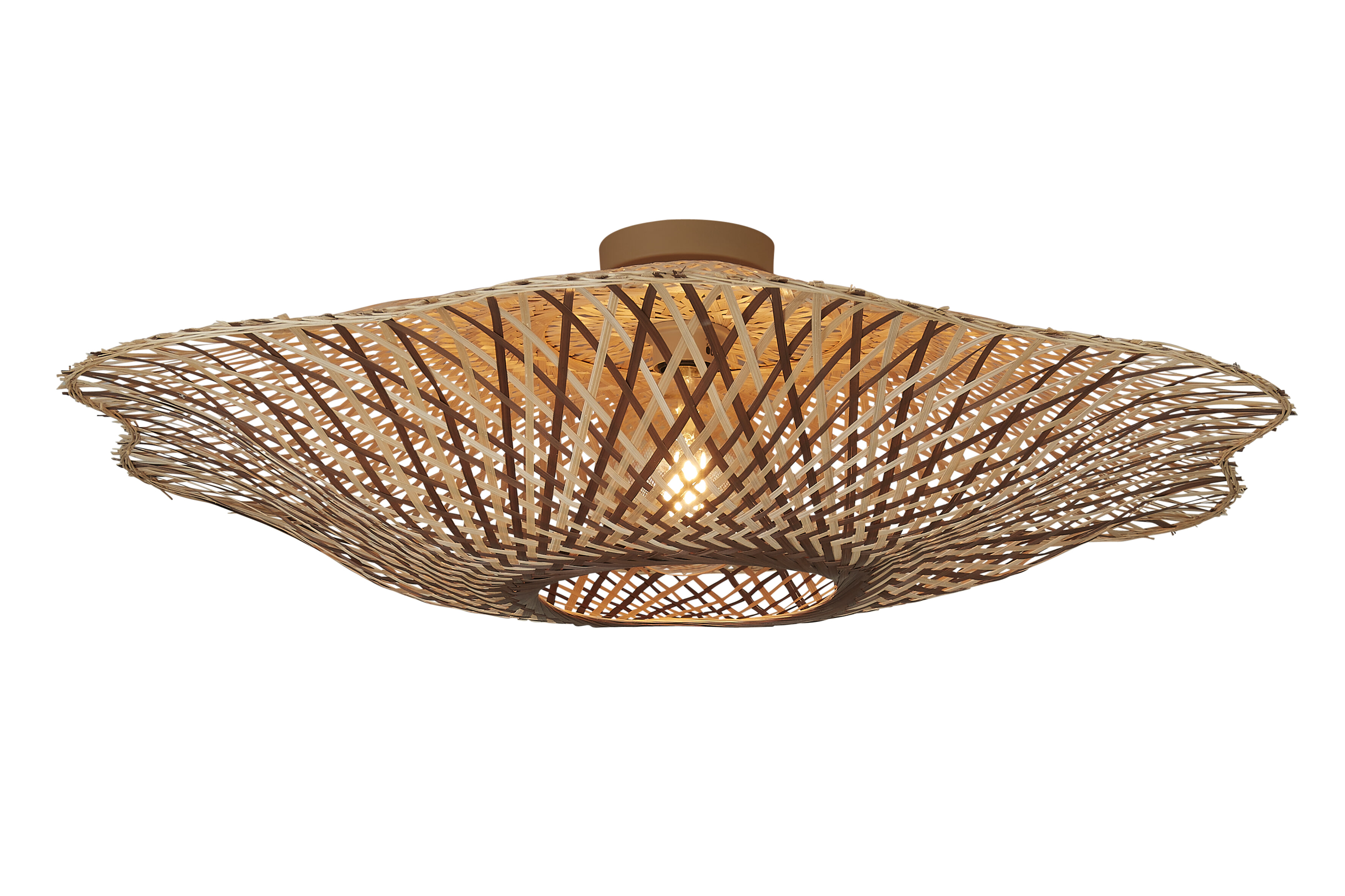 GOOD&MOJO Plafondlamp 'Madura' Bamboe