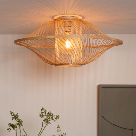 GOOD&MOJO Plafondlamp 'Maui' Bamboe