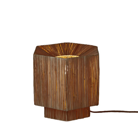 GOOD&MOJO Tafellamp 'Panama' Raffia