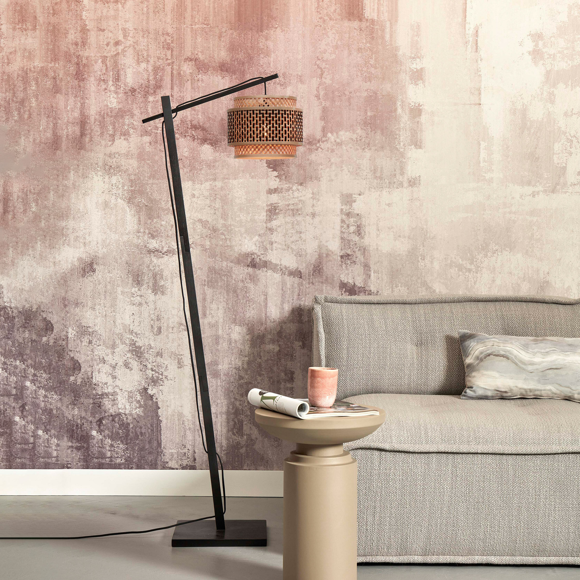 GOOD&MOJO Vloerlamp 'Bhutan' Bamboe