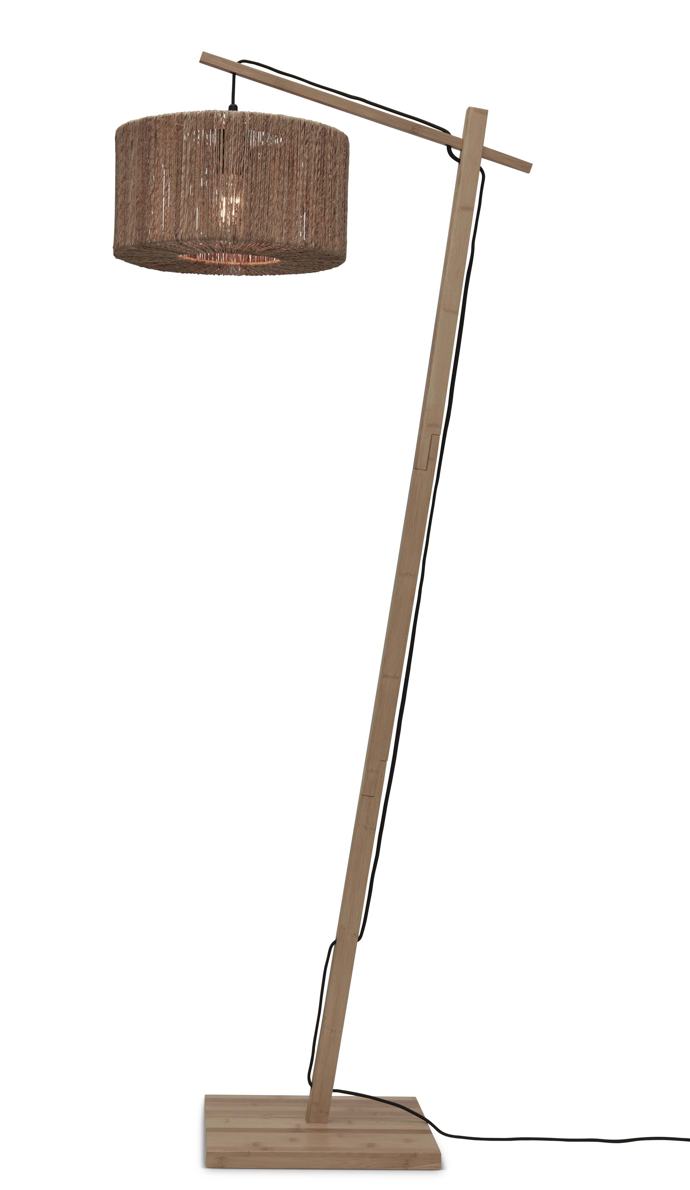 GOOD&MOJO Vloerlamp 'Iguazu' Bamboe en jute