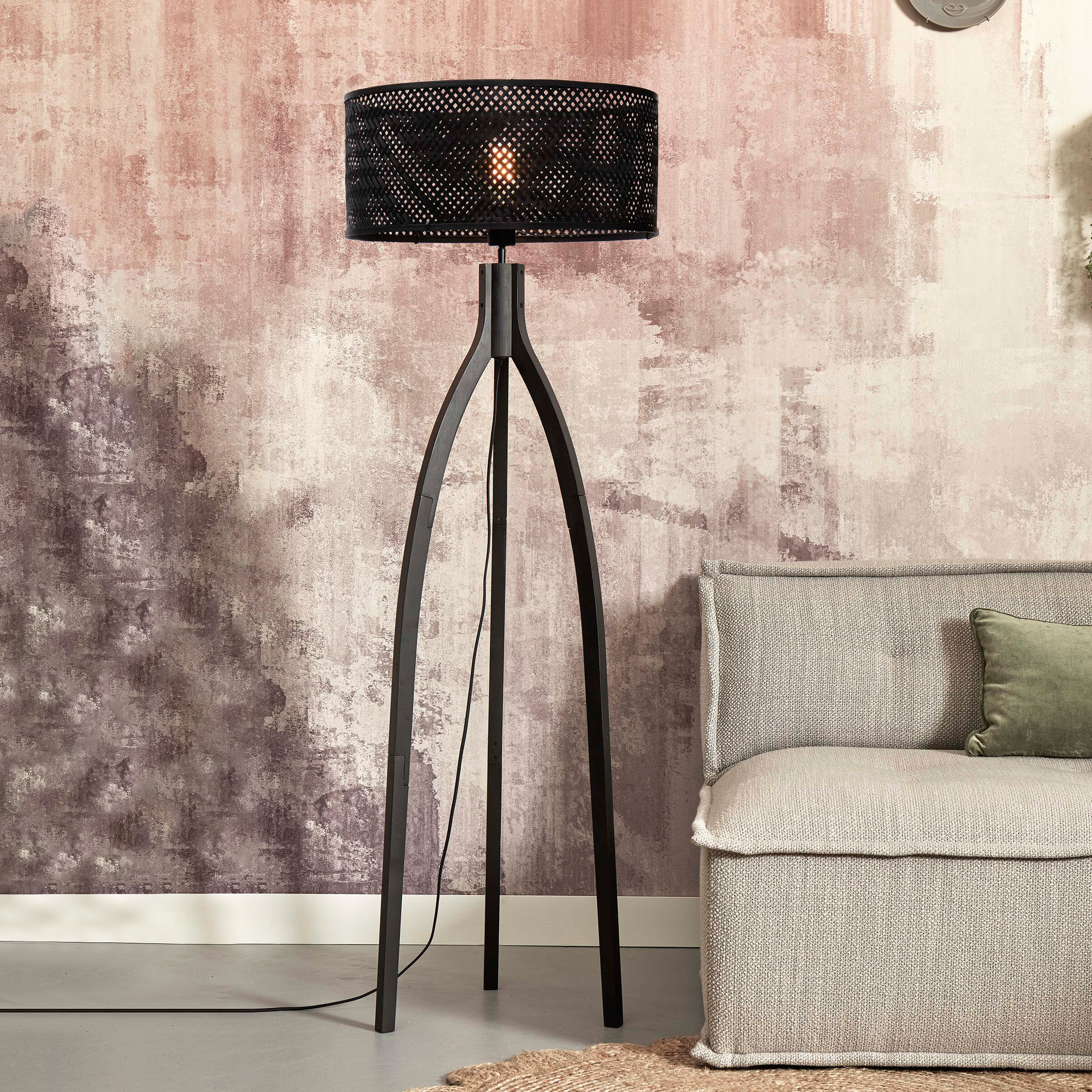 GOOD&MOJO Vloerlamp 'Java' 3-poot