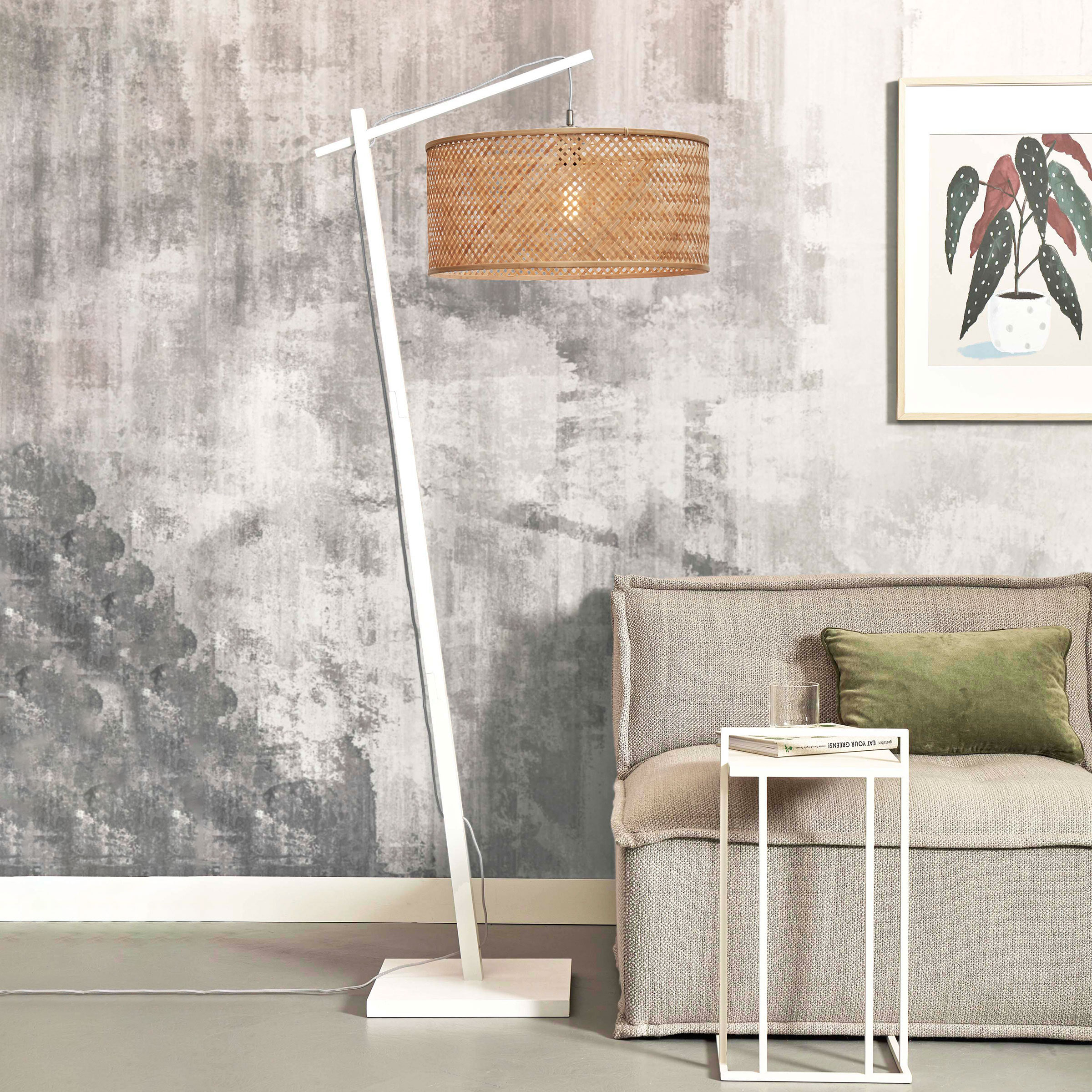 GOOD&MOJO Vloerlamp 'Java' Bamboe