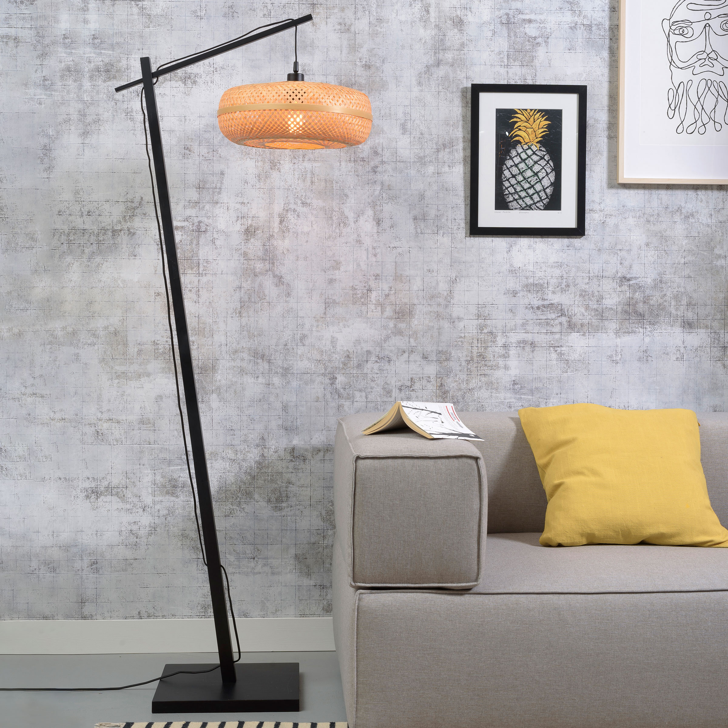 GOOD&MOJO Vloerlamp 'Palawan' Bamboe