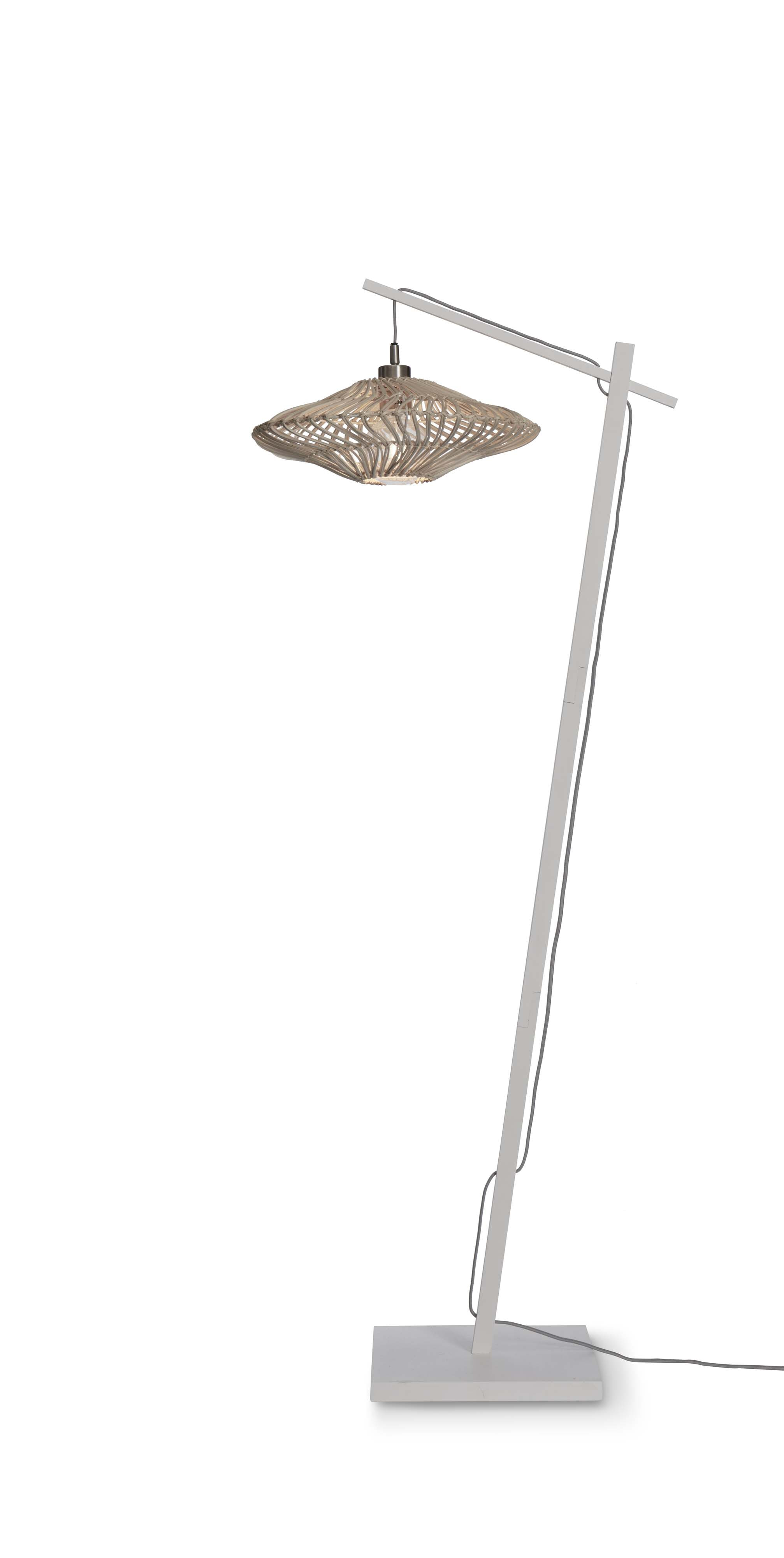 GOOD&MOJO Vloerlamp 'Zanzibar' Bamboe en rotan