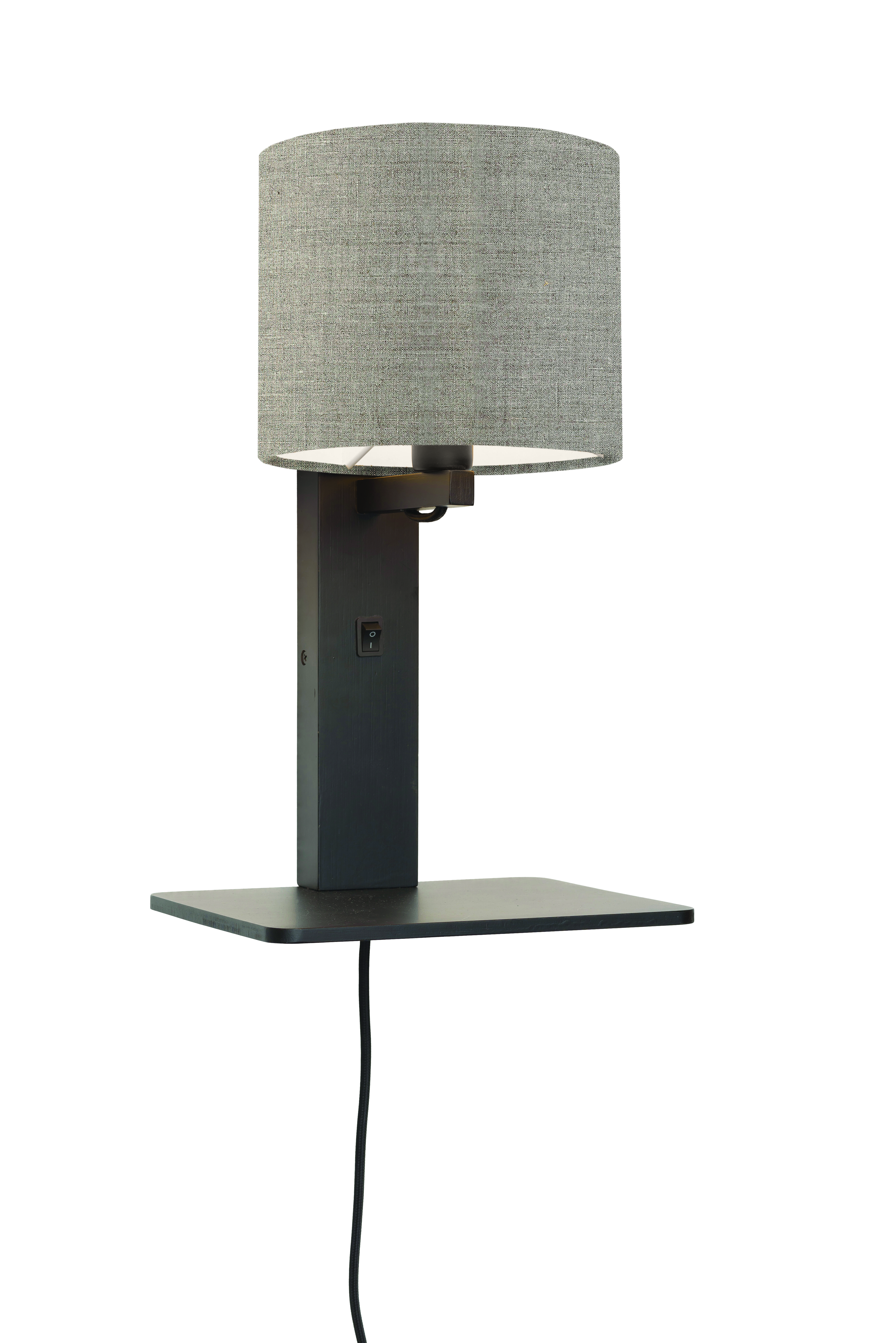 GOOD&MOJO Wandlamp 'Andes' Bamboe en Eco linnen