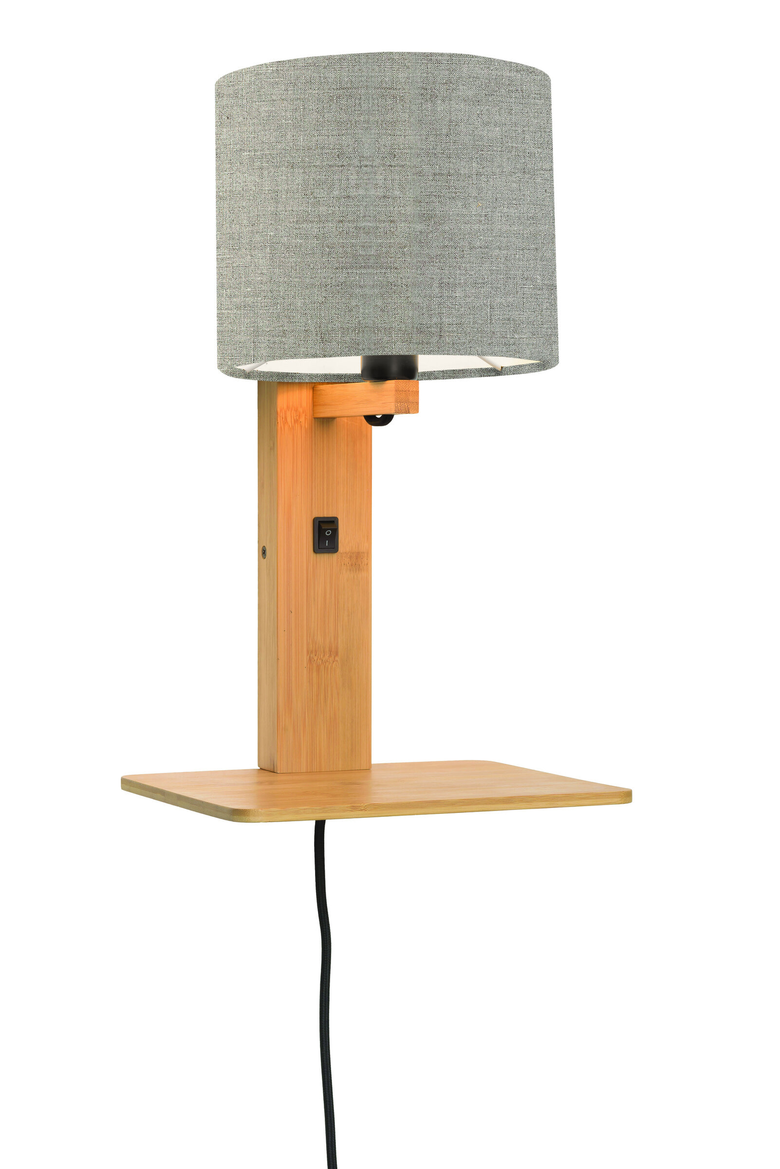 GOOD&MOJO Wandlamp 'Andes' Bamboe en Eco linnen