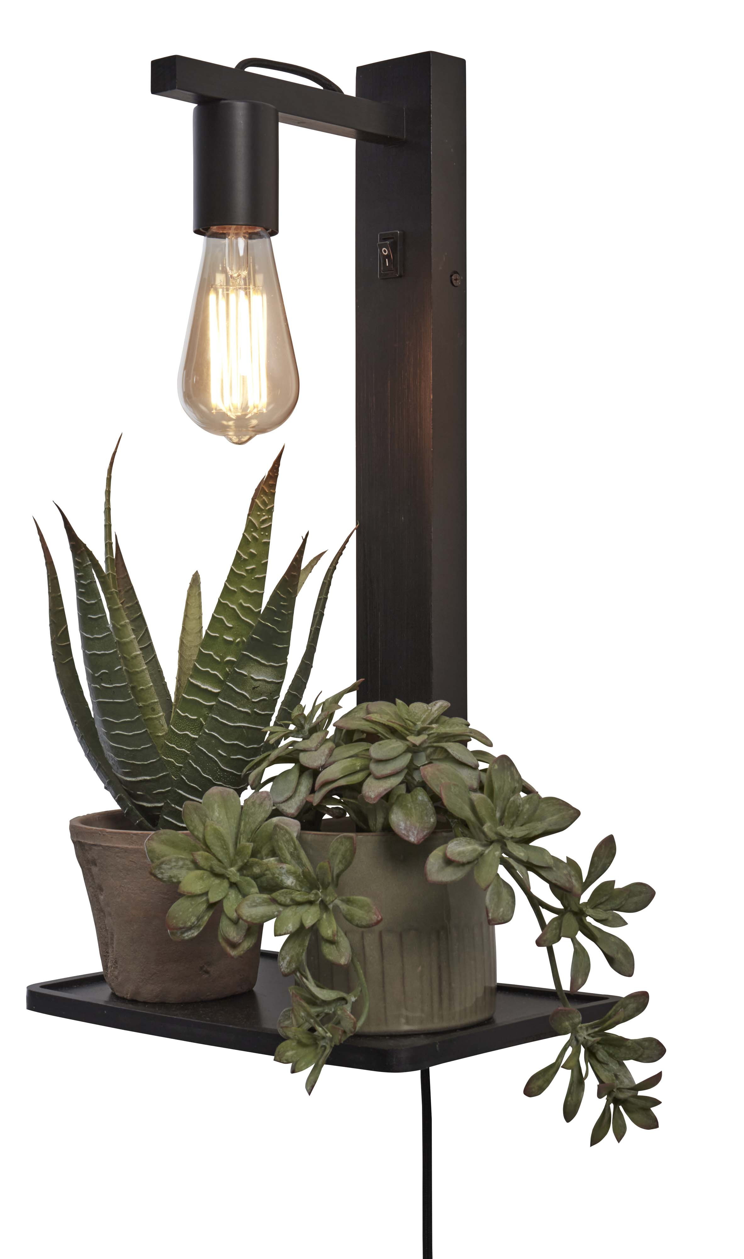 GOOD&MOJO Wandlamp 'Flores' Met plankje
