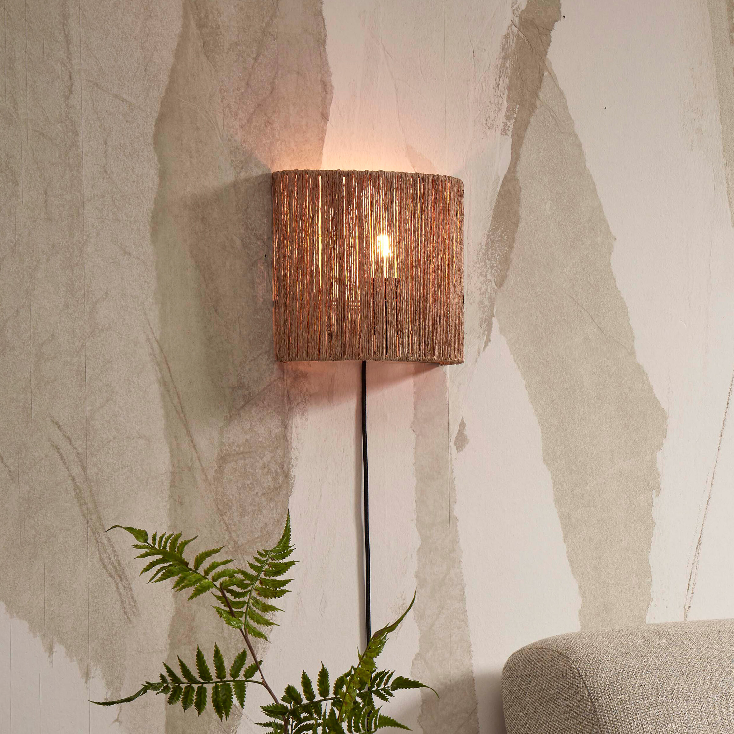 GOOD&MOJO Wandlamp 'Iguazu' Jute