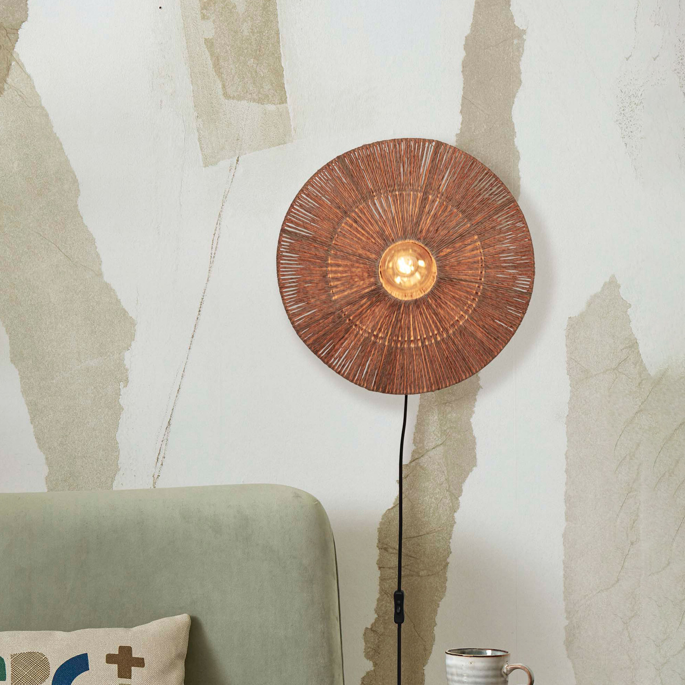GOOD&MOJO Wandlamp 'Iguazu' Jute