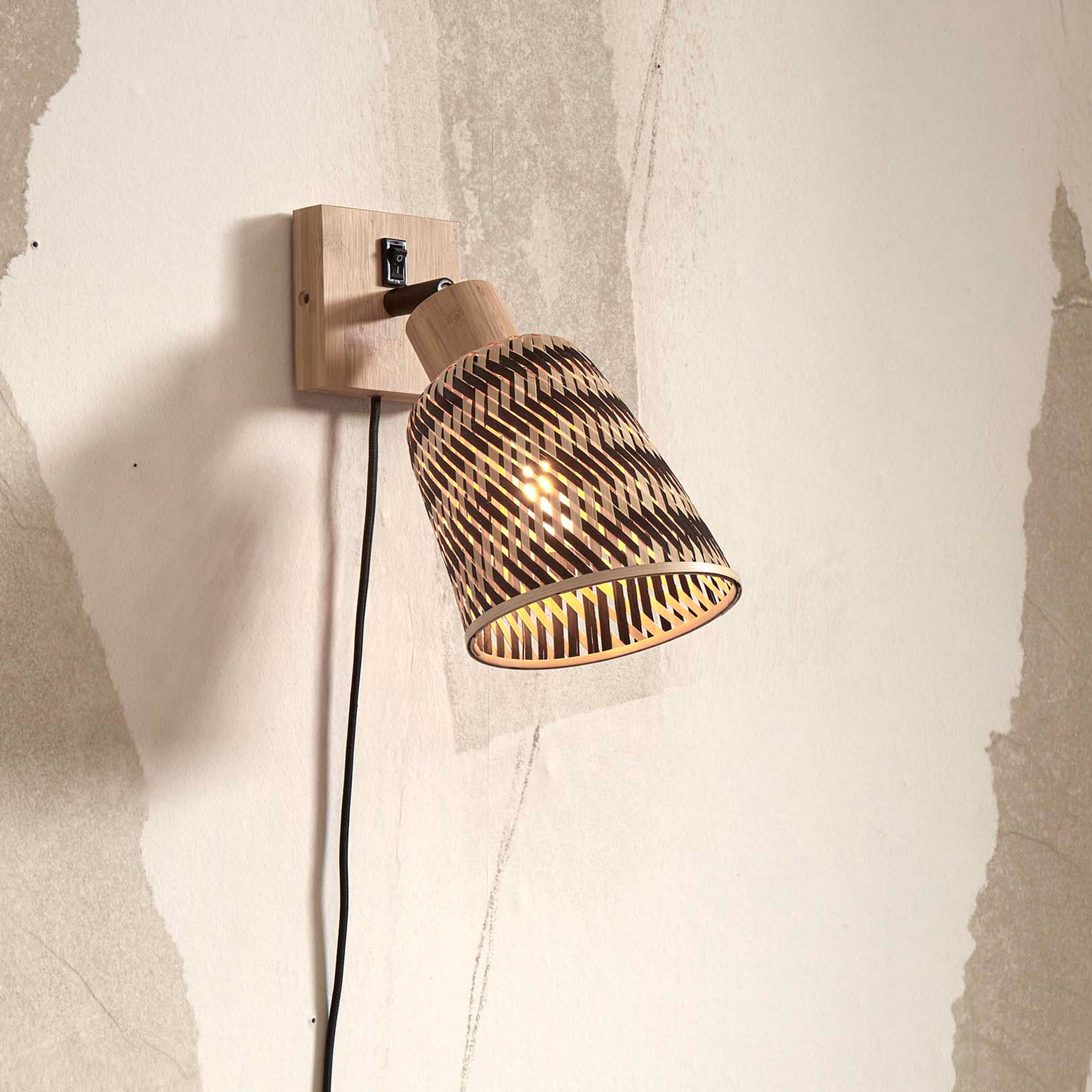 GOOD&MOJO Wandlamp 'Java' Bamboe