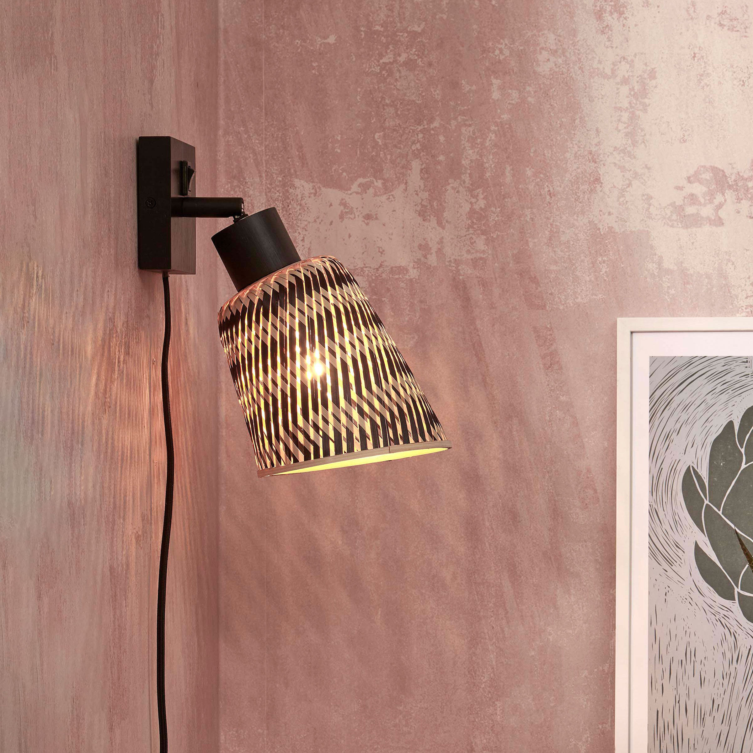 GOOD&MOJO Wandlamp 'Java' Bamboe