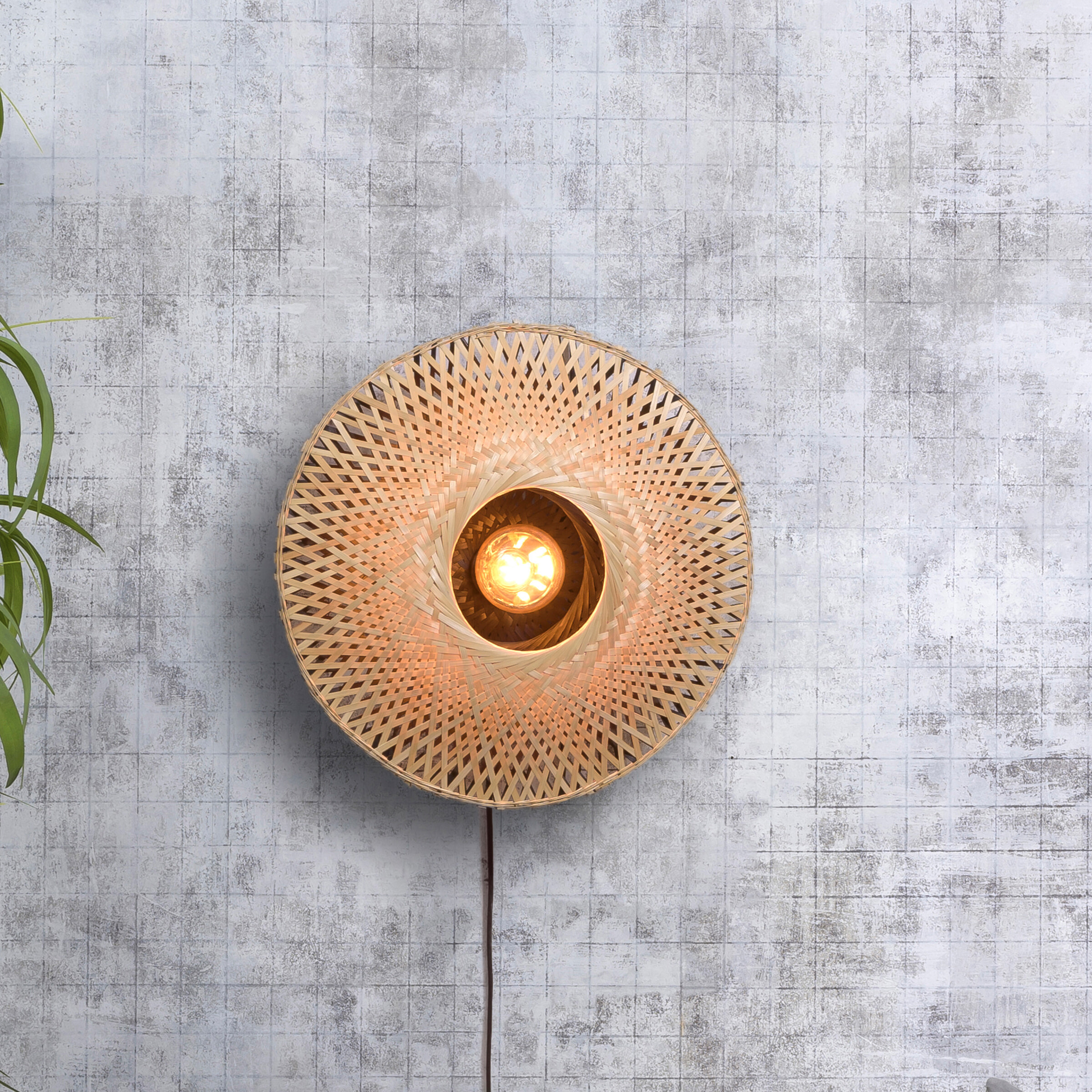 GOOD&MOJO Wandlamp 'Kalimantan' 44cm