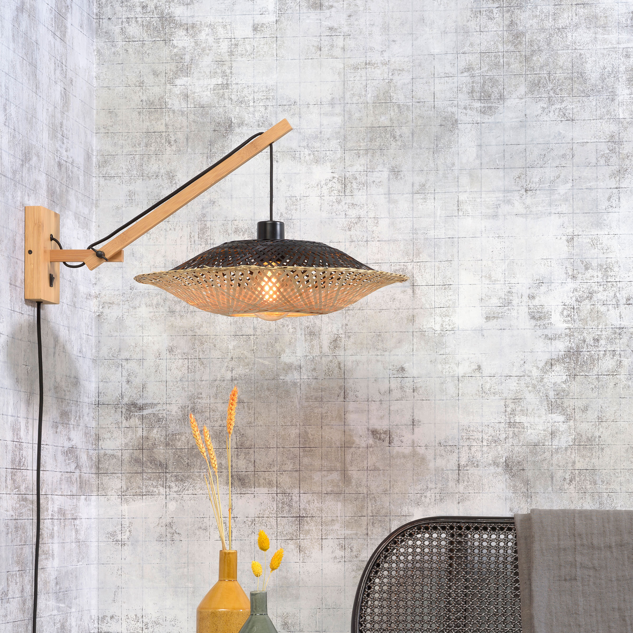 GOOD&MOJO Wandlamp 'Kalimantan' Small
