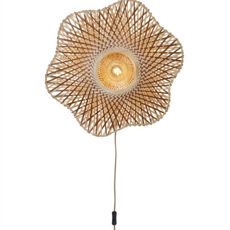GOOD&MOJO Wandlamp 'Madura' Bamboe