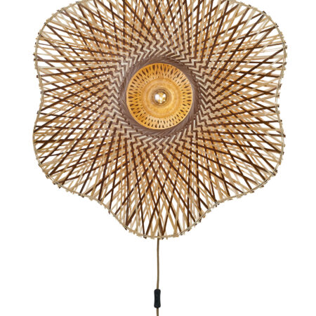 GOOD&MOJO Wandlamp 'Madura' Bamboe