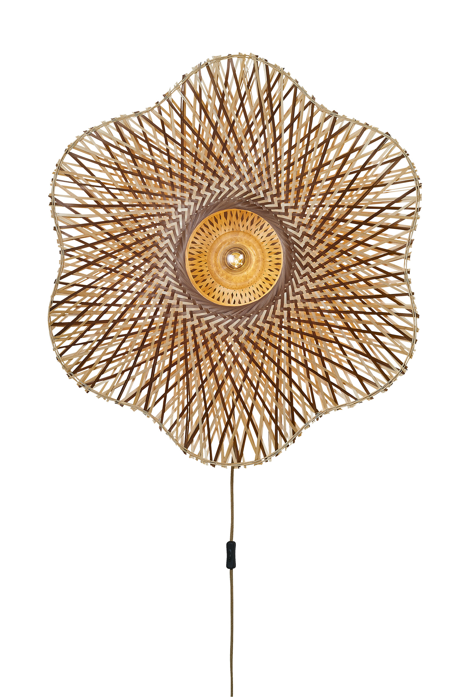 GOOD&MOJO Wandlamp 'Madura' Bamboe