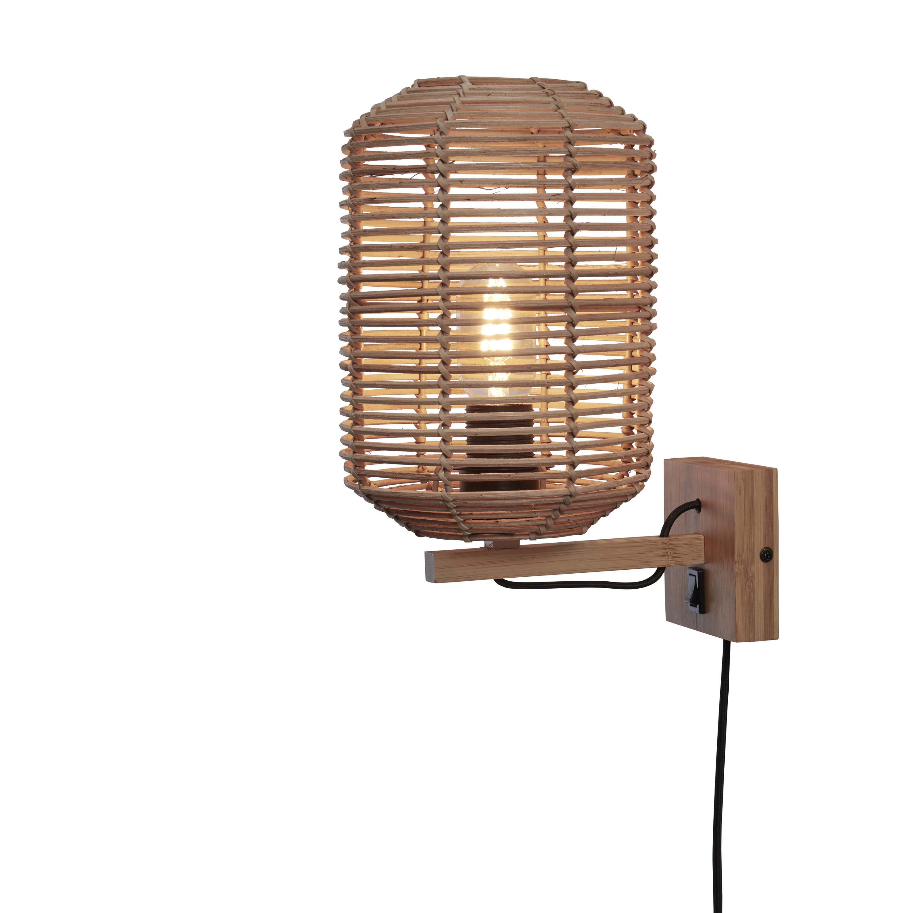 GOOD&MOJO Wandlamp 'Tanami' Rotan