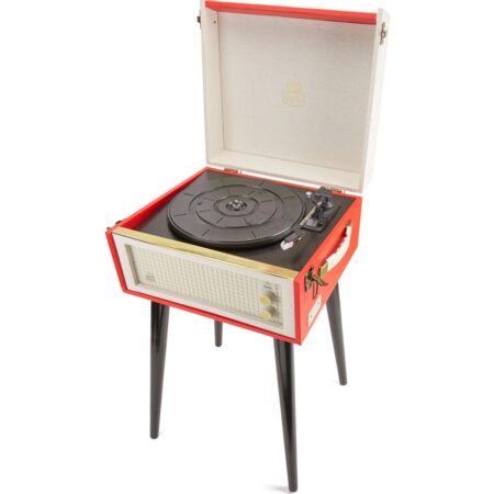 GPO Bermuda Dansette USB Platenspeler Rood | 17% korting | GPO Retro