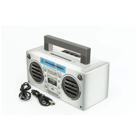 GPO Bronx Bluetooth Speaker Zilver | GPO Retro