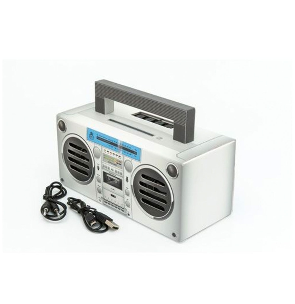 GPO Bronx Bluetooth Speaker Zilver | GPO Retro