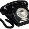 GPO Draaischijf Telefoon '70 Ontwerp Zwart | GPO Retro