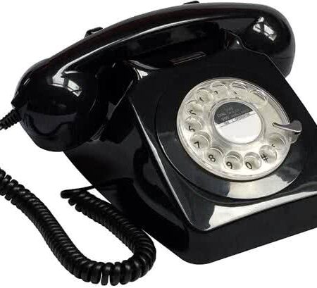 GPO Draaischijf Telefoon '70 Ontwerp Zwart | GPO Retro