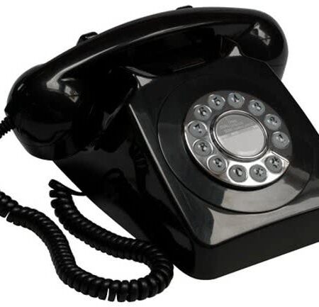 GPO Druktoets Telefoon '70 Ontwerp Zwart | GPO Retro