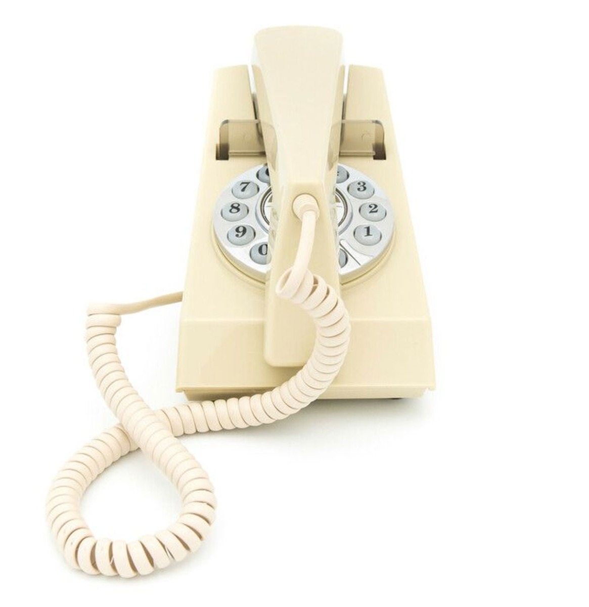 GPO Druktoetsen Trim Telefoon - 60's Design - Ivoorkleurig | GPO Retro