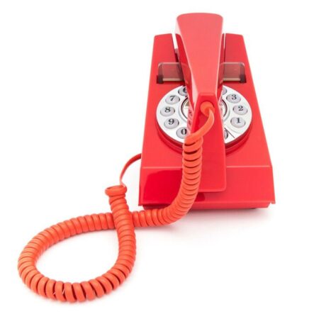 GPO Druktoetsen Trim Telefoon - 60's Design - Rood | GPO Retro