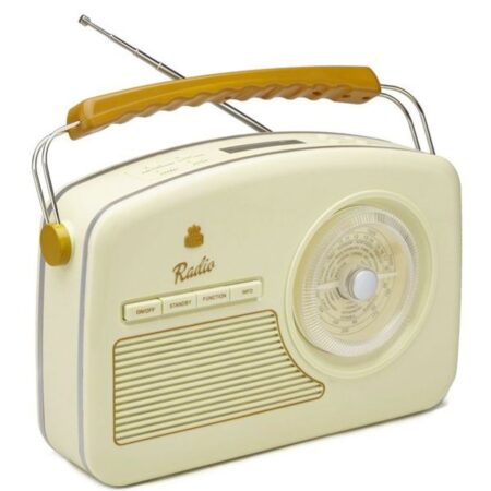 GPO Rydell DAB+ Radio - Beige | 21% korting | GPO Retro