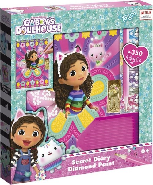 Gabby's Dollhouse Dagboek Diamond Painting | Totum