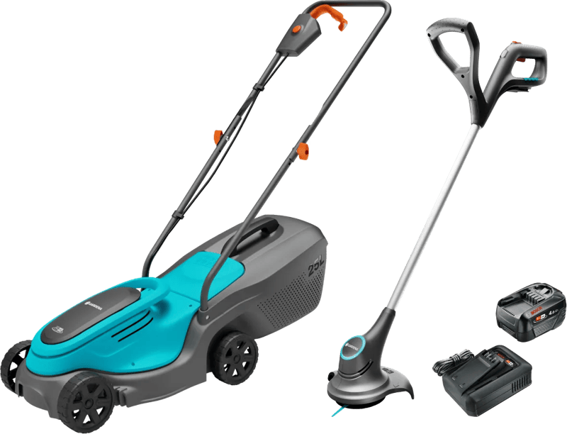 Gardena PowerMax 30/18V P4A Solo + SmallCut 23/18V P4A Solo + Bosch Starterset 18V 4