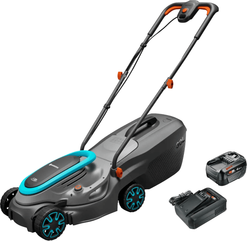 Gardena PowerMax 32/18V P4A Solo + Bosch Starterset 18V 4