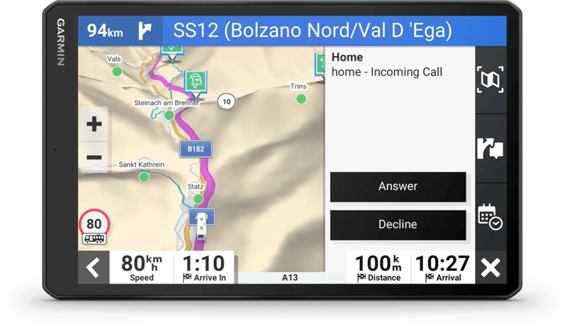 Garmin Camper 1095 Camper en Caravan Europa