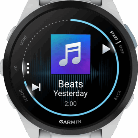 Garmin Forerunner 165 Music Grijs/Wit