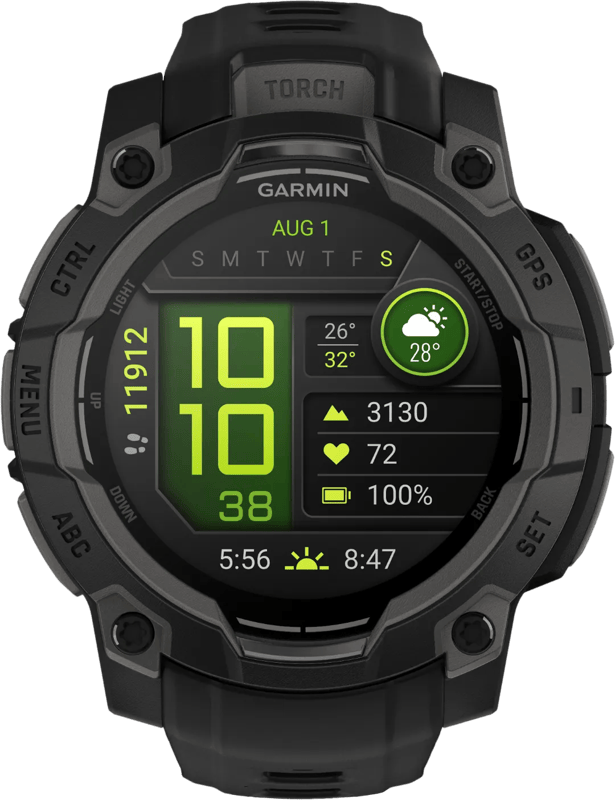 Garmin Instinct 3 45mm Zwart
