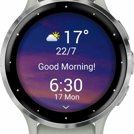 Garmin Venu 3S Zilver/Groen