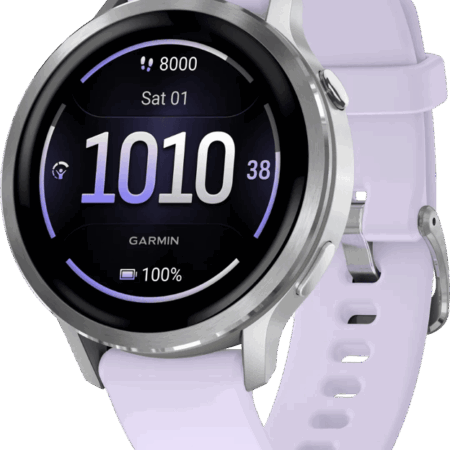 Garmin Venu 4 Zilver/Paars 41 mm