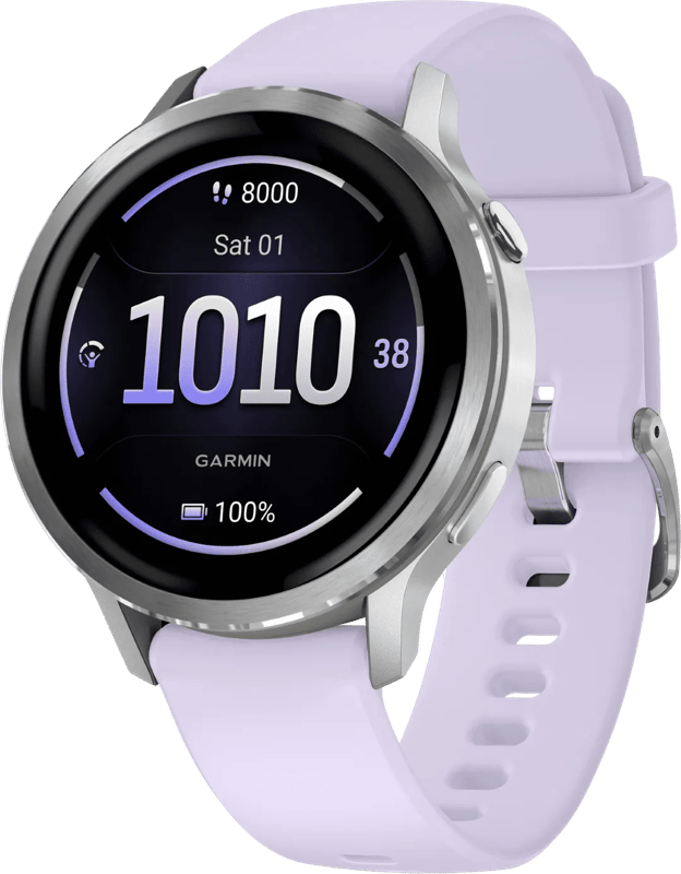 Garmin Venu 4 Zilver/Paars 41 mm