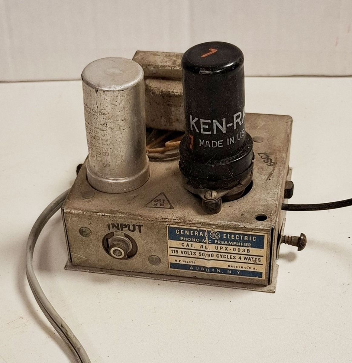 General Electric Phono-Mic Voorversterker UPX-003B - Origineel | The Dutch Pickers
