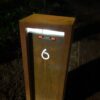 Geroba Geroba LED-verlichting voor achter uitgelaserd huisnummer | Geroba