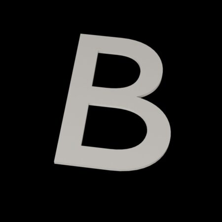 Geroba Geroba huisletter staal - wit | Geroba