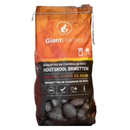 Giant Flames Pefc Houtskool Briket 3 Kg |