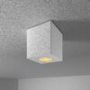 Gibbon LED opbouwspot - Vierkant - 4 watt 345 lumen - 2700K warm wit - GU10 - IP65 badkamer opbouwspot - Voor binnen- en buitengebruik - Wit | HOFTRONIC