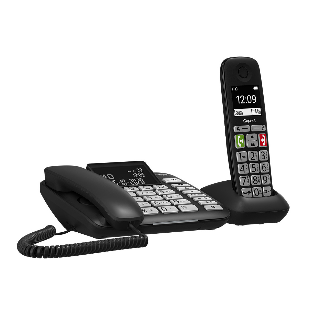 Gigaset DL780 Combi seniorentelefoon Huistelefoon Zwart | Gigaset