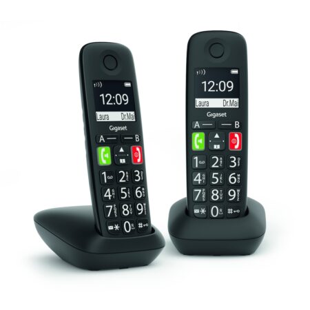 Gigaset E290 Duo Huistelefoon Zwart | Gigaset