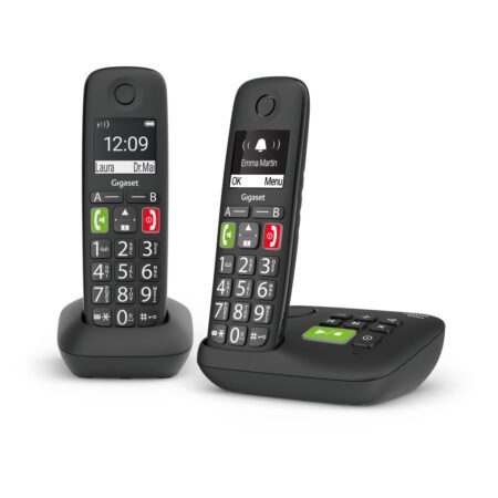 Gigaset E290A duo Huistelefoon Zwart | Gigaset
