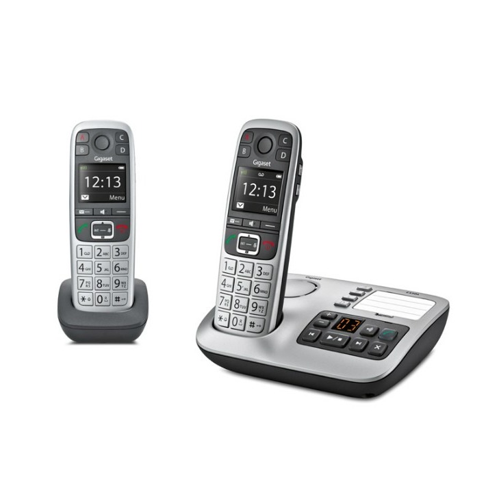 Gigaset E560A Duo Big Button Huistelefoon Zilver | Gigaset