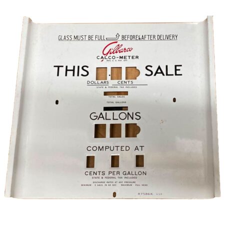 Gilbarco 906 966 Benzinepomp Faceplate Set van 2 | Fiftiesstore